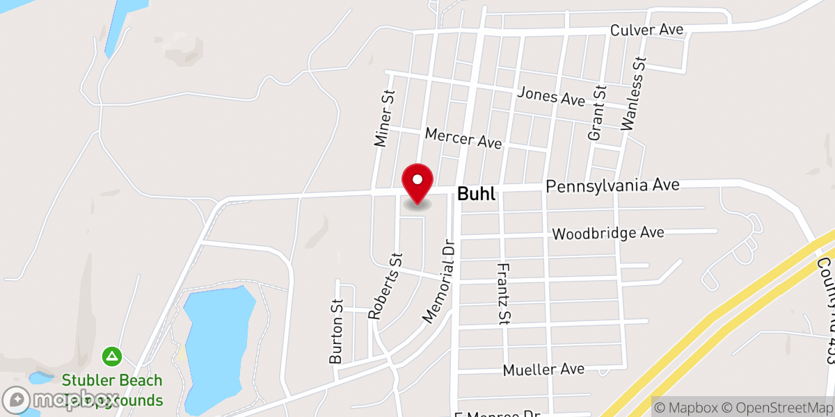 Map showing location of Our Lady of Sacred Heart Church