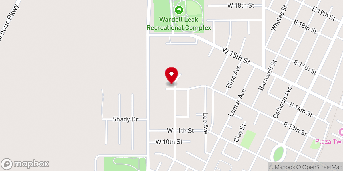Map showing location of New King Solomn MB Church