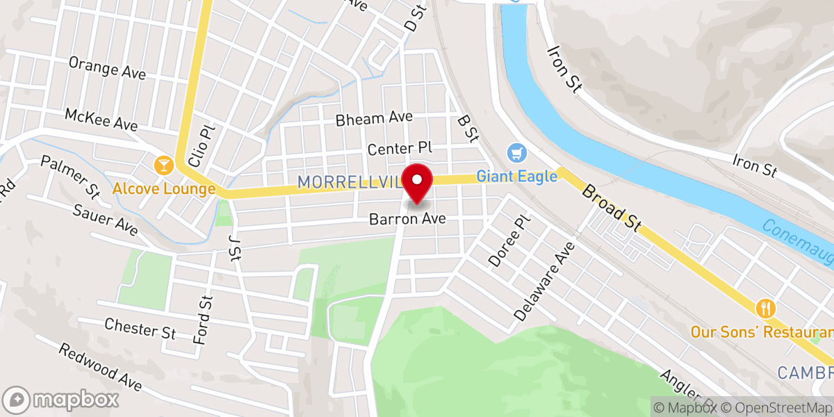 Map showing location of St Francis of Assisi Church