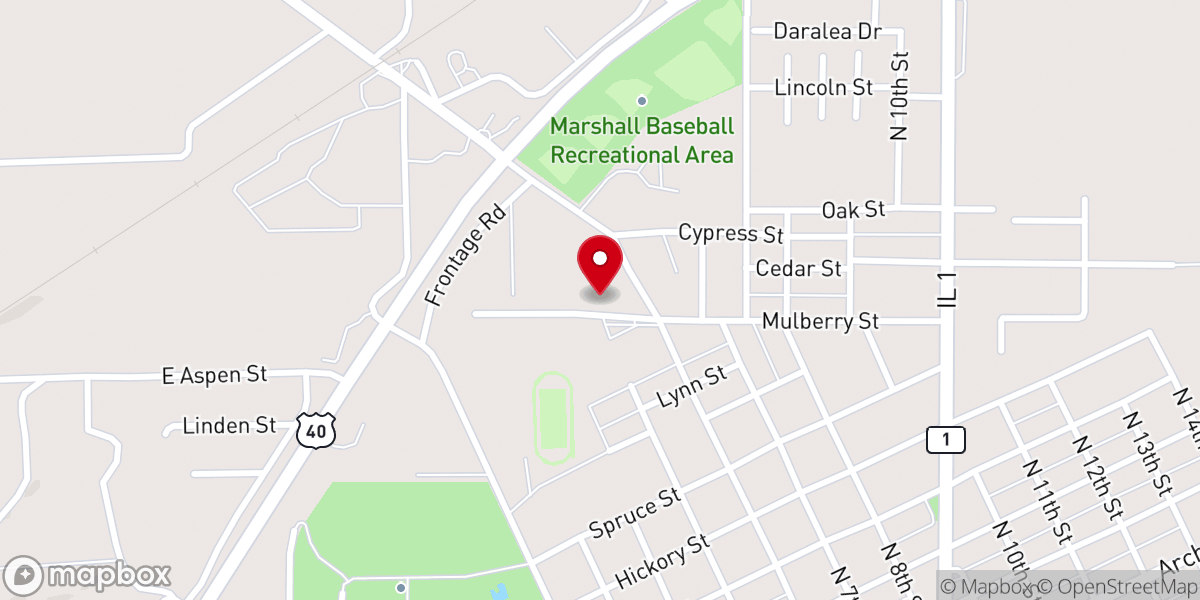 Map showing location of First Church of Christ Scientist