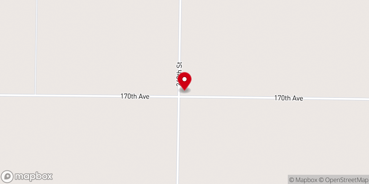 Map showing location of St John's Church