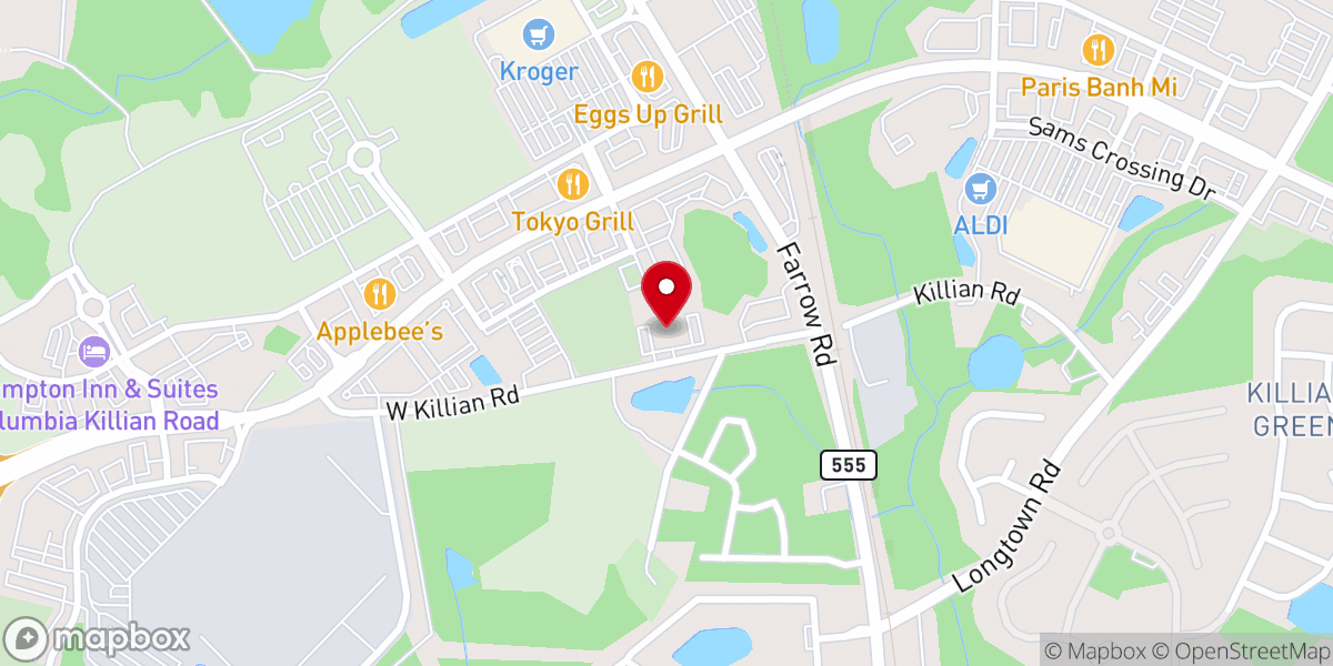 Map showing location of Calvary Chapel Northeast