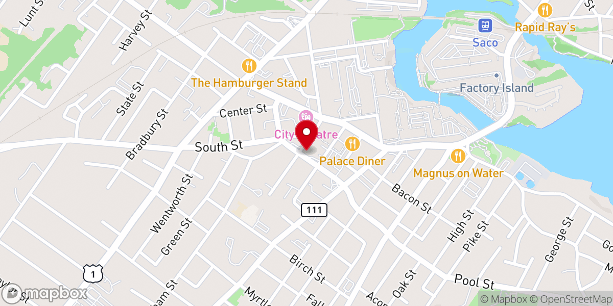 Map showing location of Saint Demetrios Serbian Orthodox Church