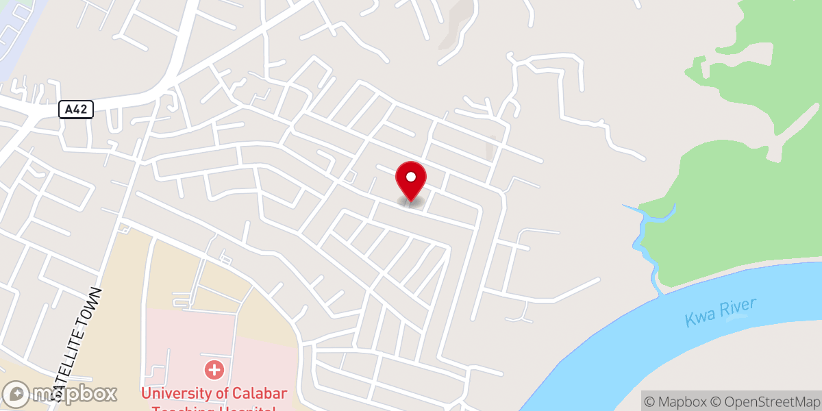 Map showing location of Anglican Corpers Fellowship Of Nigeria