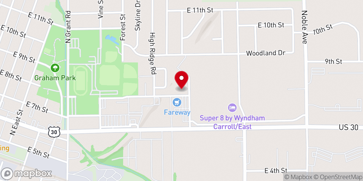 Map showing location of The Church of Jesus Christ of Latter-day Saints