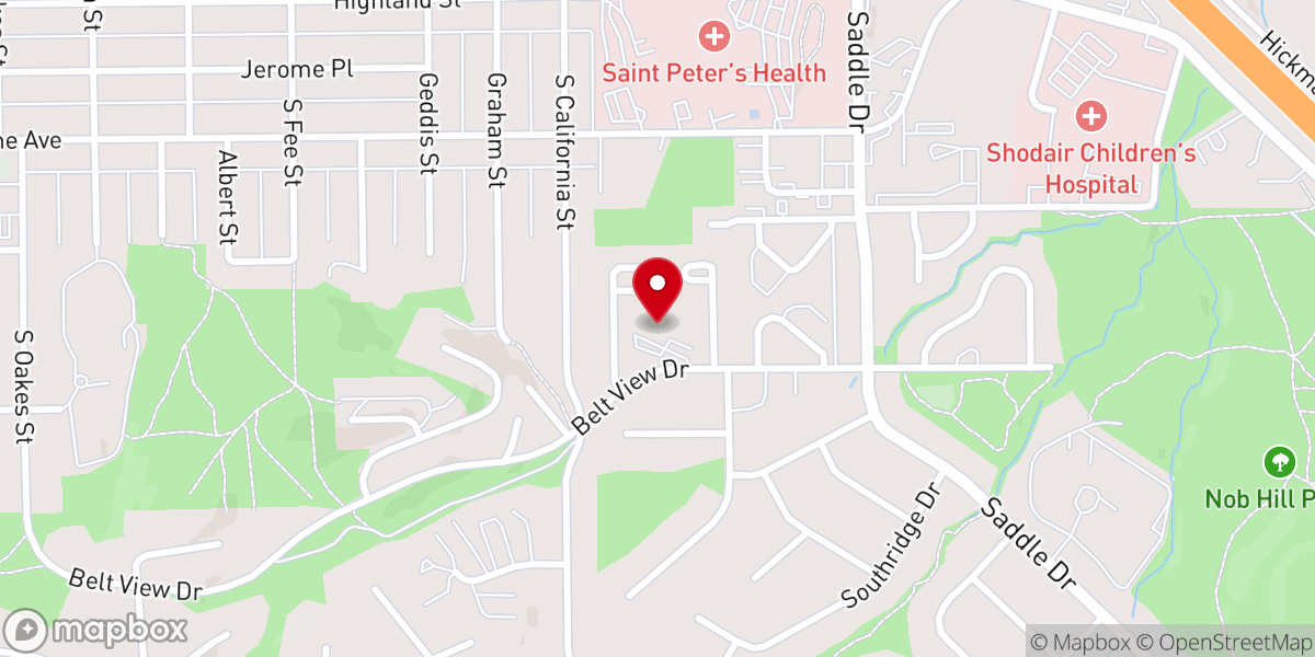 Map showing location of Helena Seventh-day Adventist Church