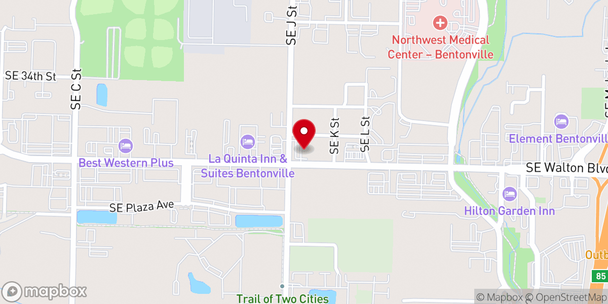 Map showing location of Joy Co Foundation