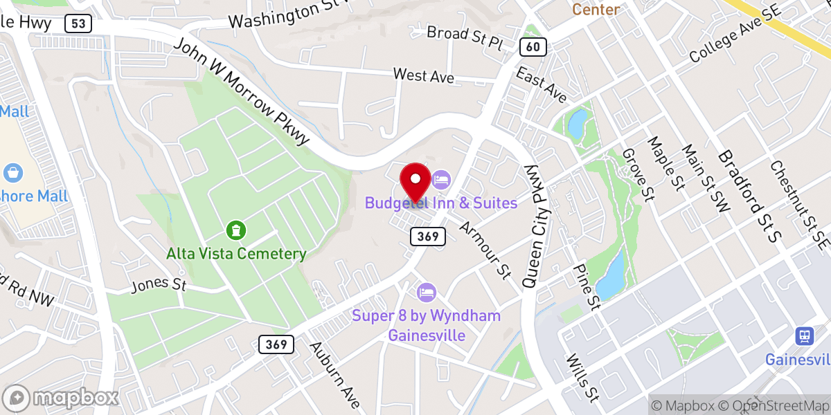 Map showing location of Triufantes De Jesucristo Church