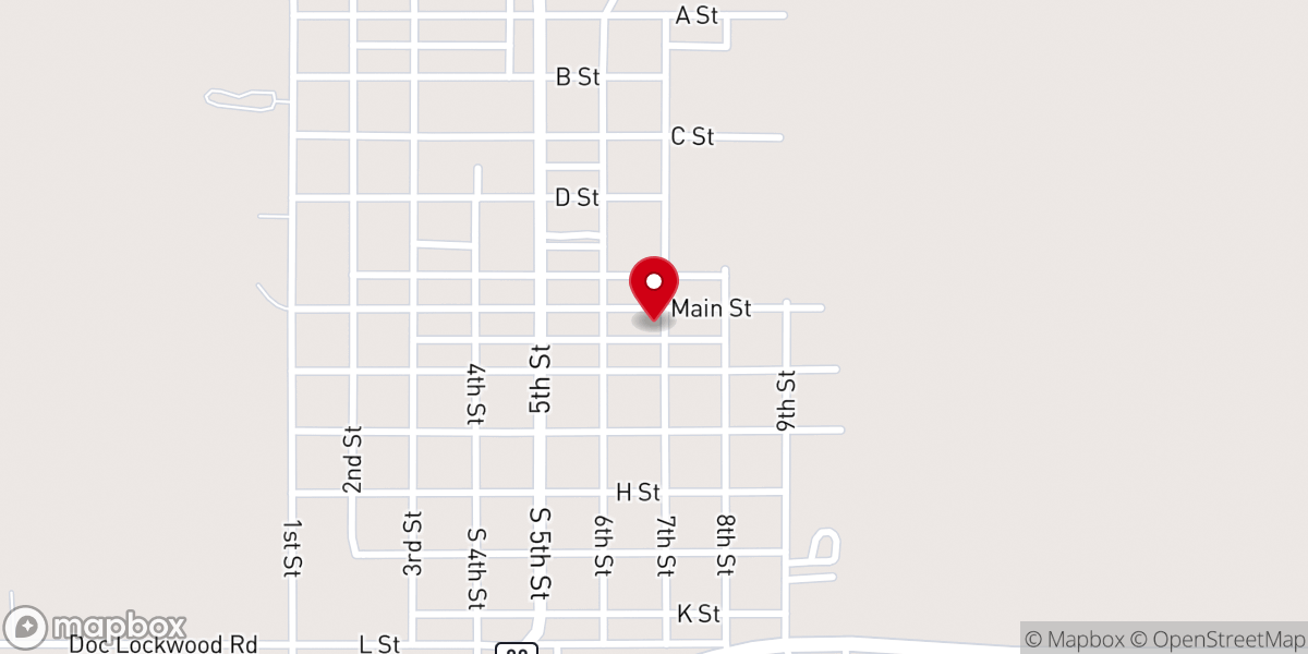 Map showing location of Community Fellowship church