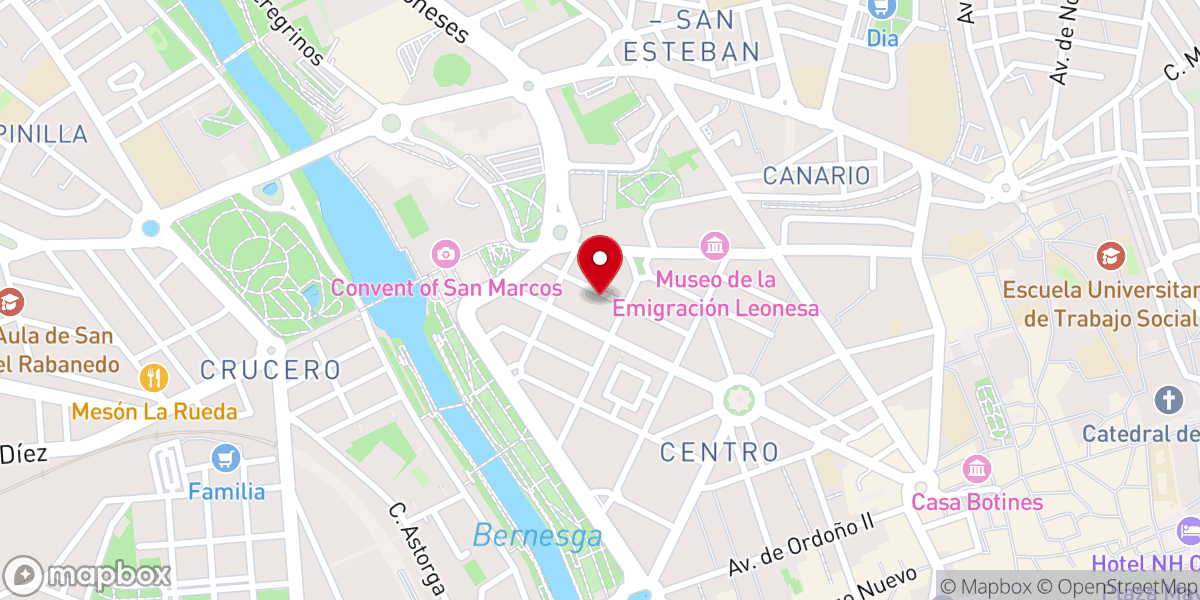 Map showing location of IGLESIA TEMPLO BETANIA