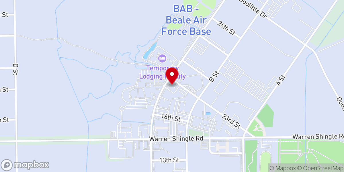 Map showing location of Valley Chapel