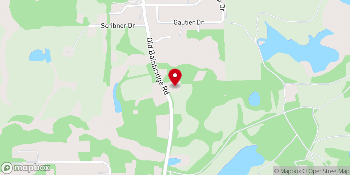 Map showing location of Saint Paul Missionary Baptist Church