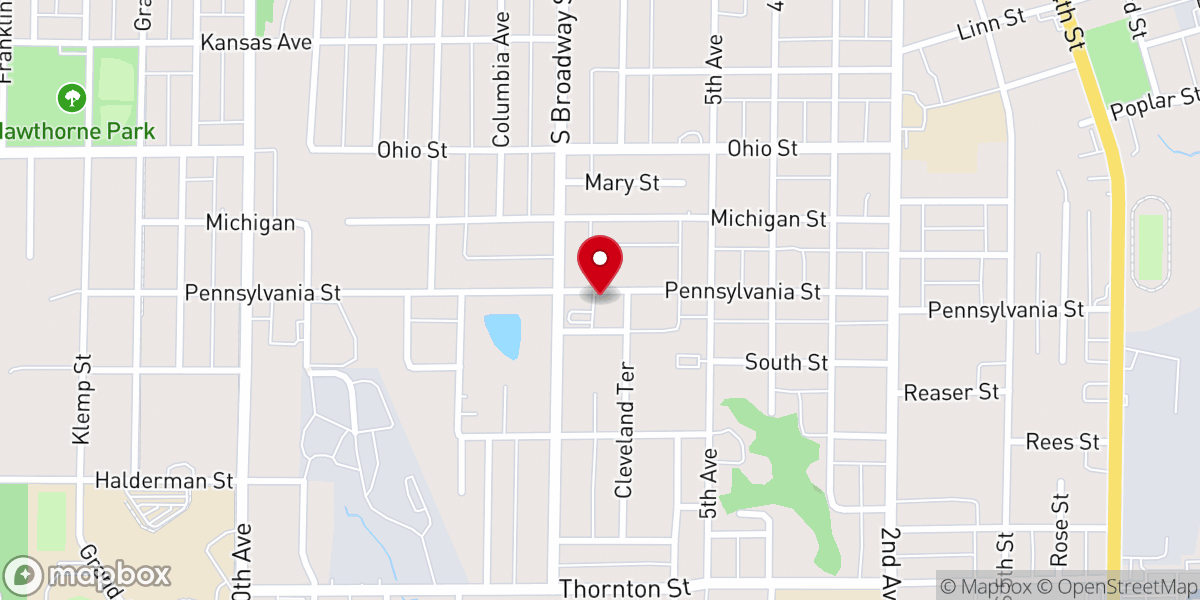 Map showing location of Saint Casimir
