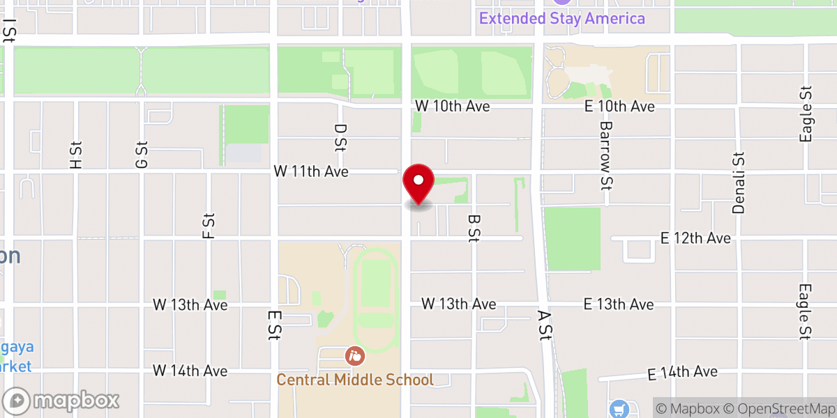 Map showing location of First Covenant Church