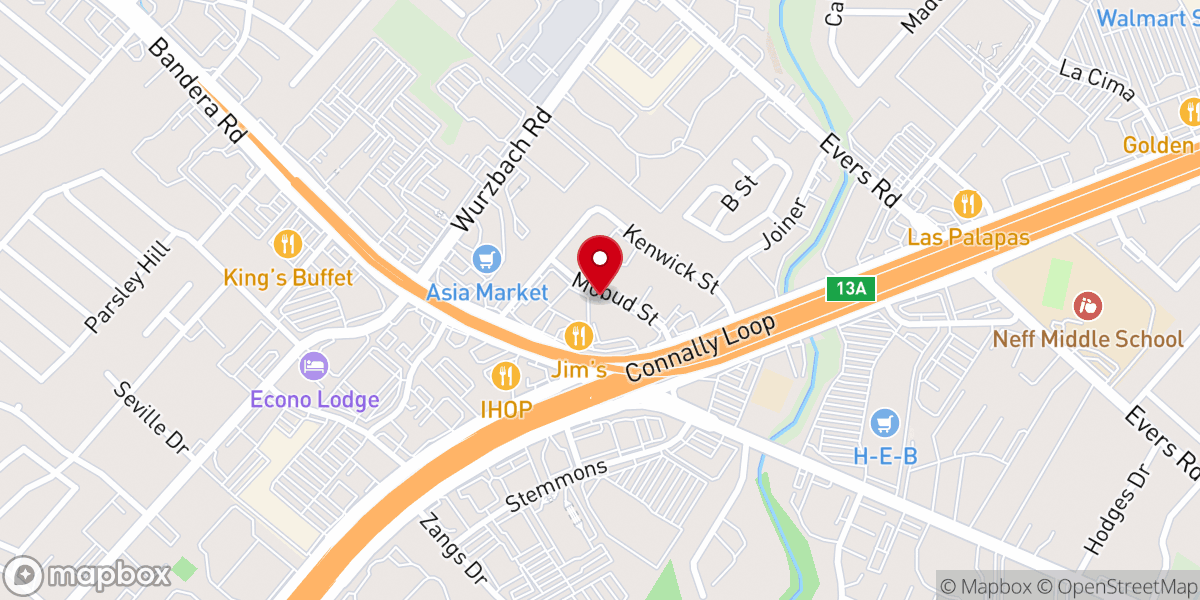 Map showing location of Jesus Church