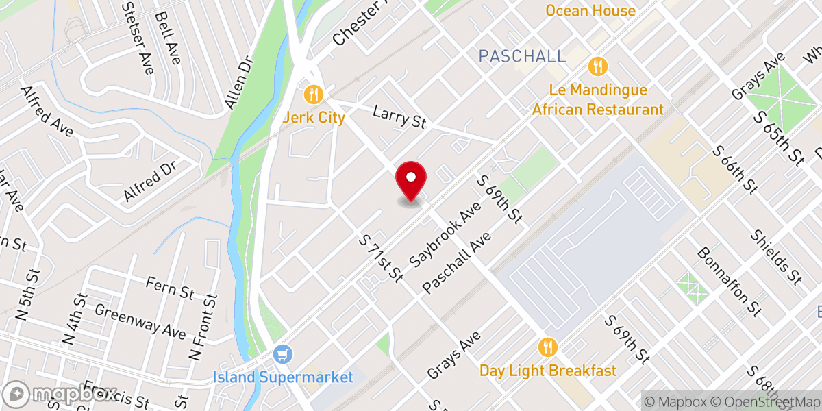 Map showing location of New Fellowship Missionary Baptist