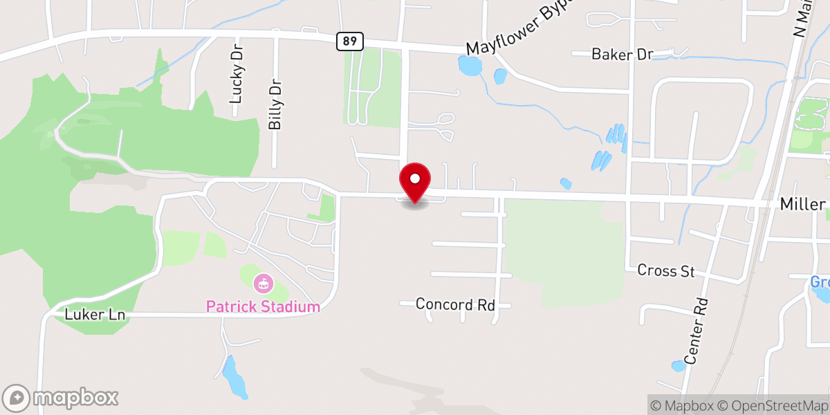 Map showing location of Living Truth Church