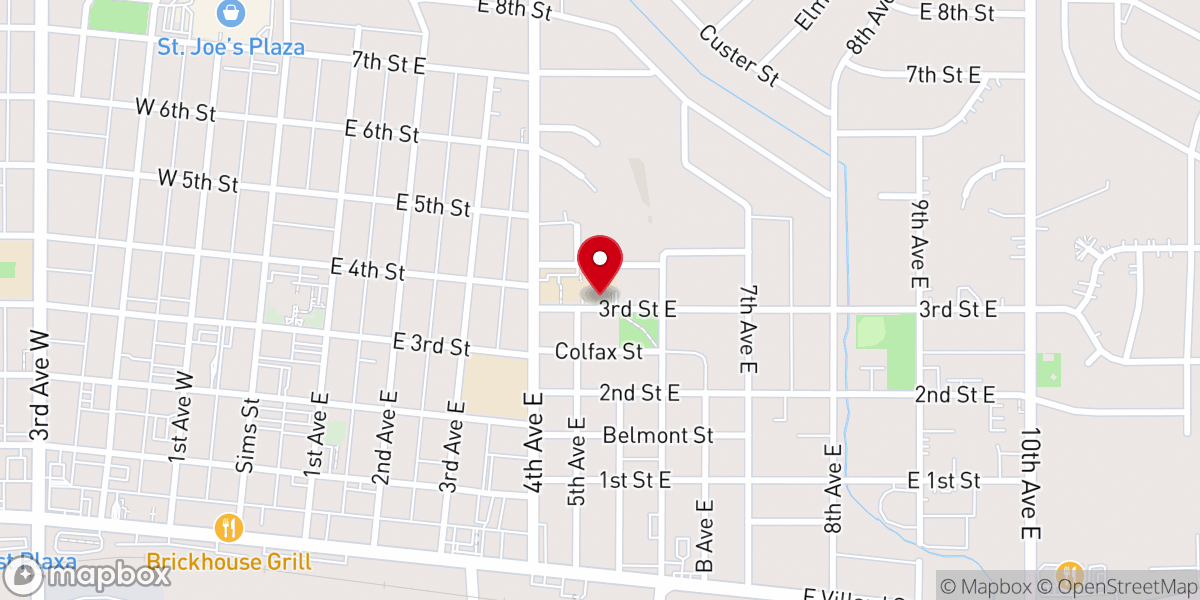 Map showing location of St Wenceslaus Church