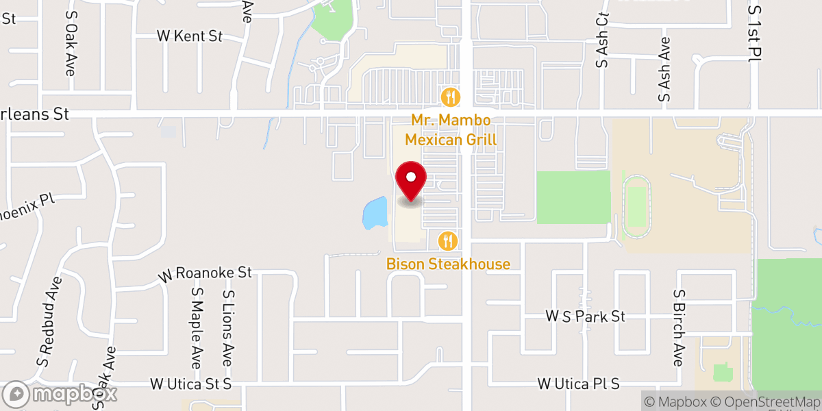 Map showing location of Prodigals Church