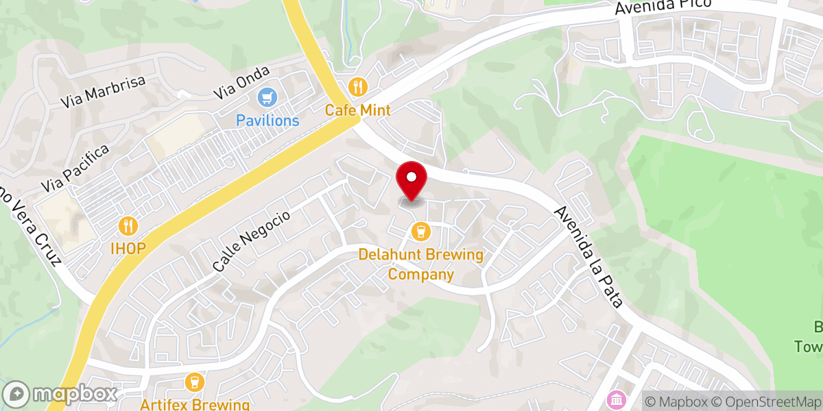 Map showing location of San Clemente Christian School