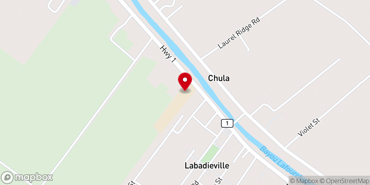 Map showing location of New Belmont Baptist Church (NBBC)