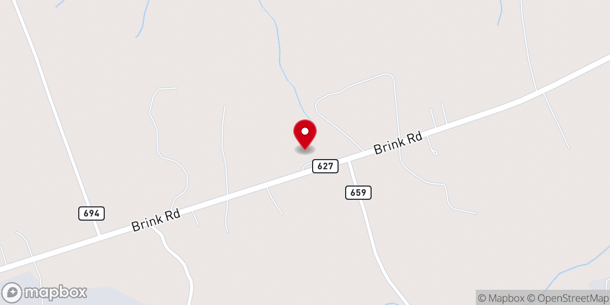 Map showing location of Fontaine Creek Church