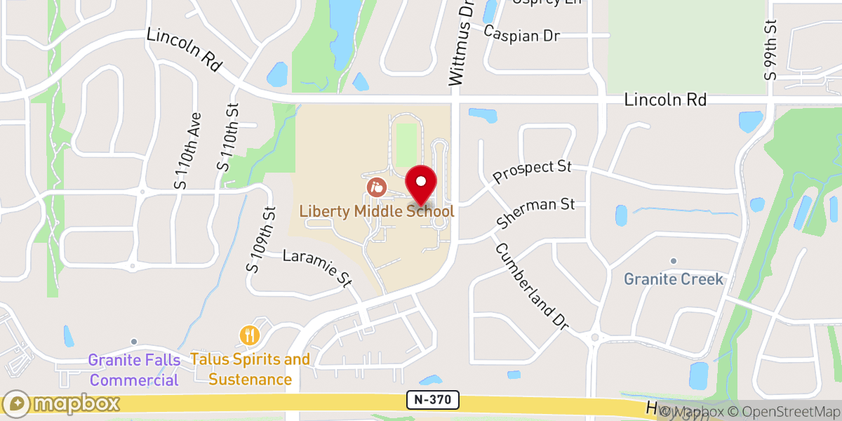 Map showing location of Harbor Church