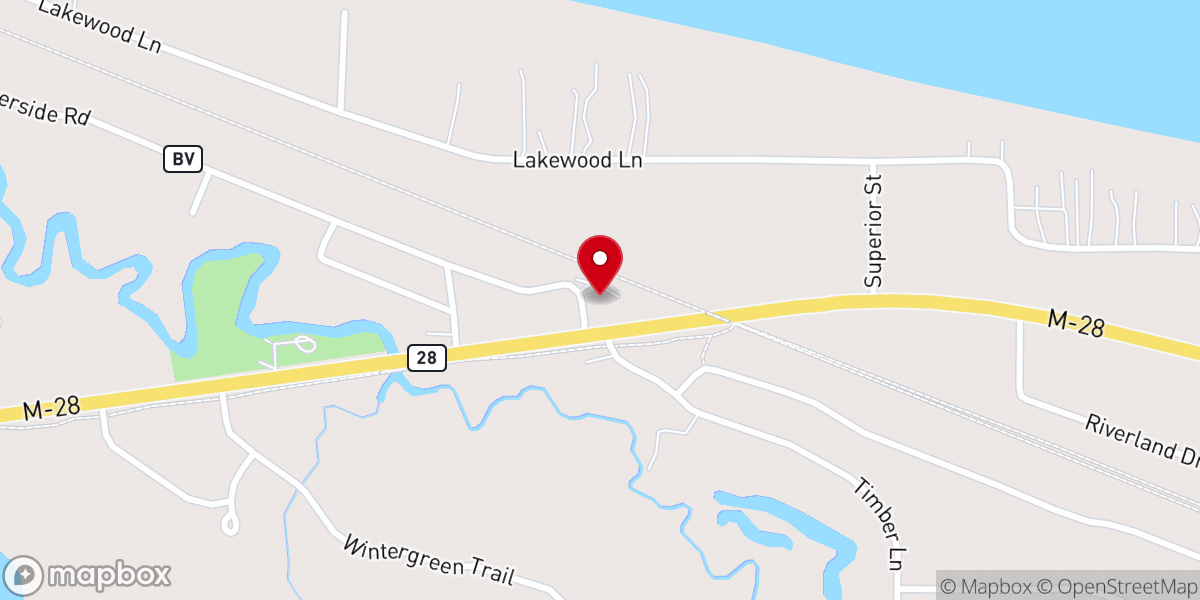 Map showing location of Prince of Peace Lutheran Church