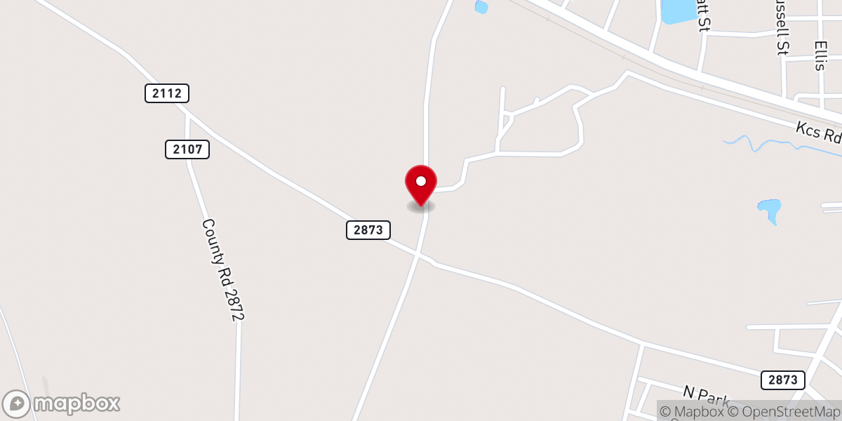 Map showing location of Chuck Wagon Ministries