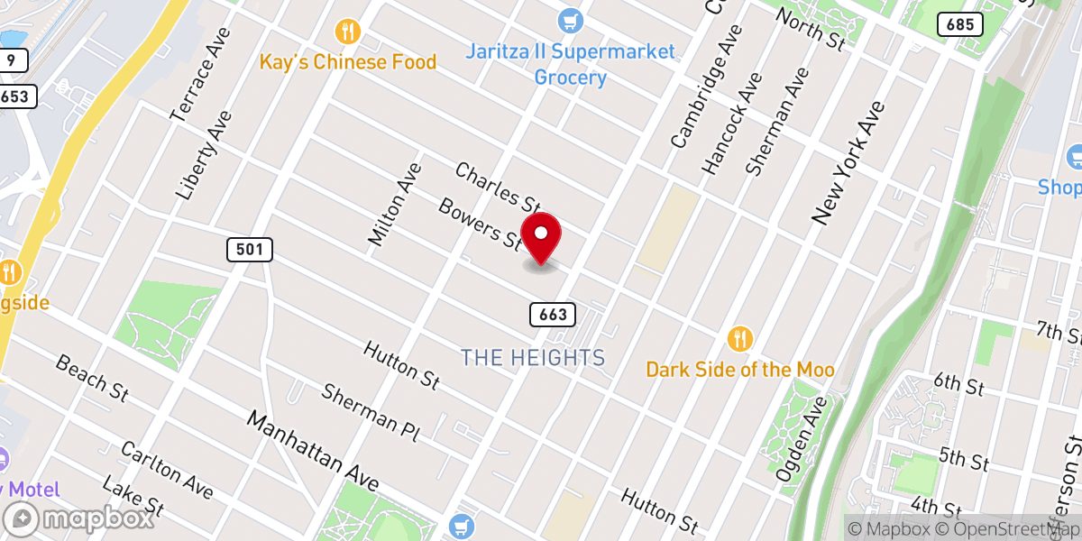 Map showing location of MT Olive House of Prayer Inc