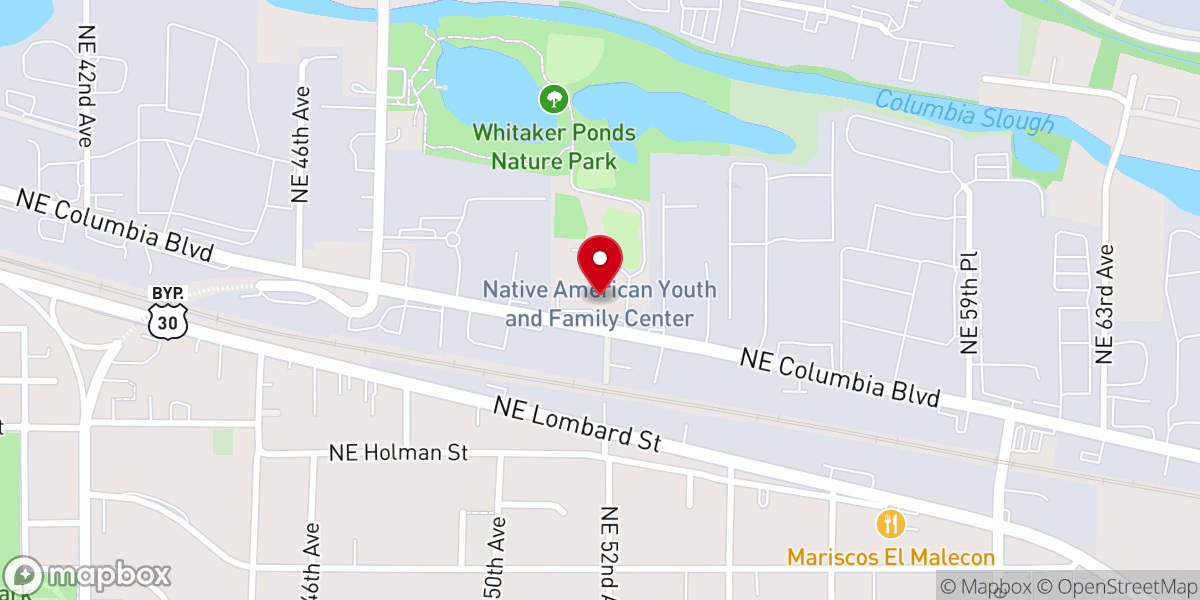 Map showing location of Medicine Bear Native American Spiritual Encampment