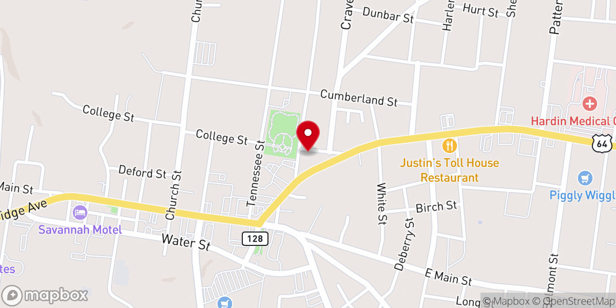 Map showing location of Gracepoint Church