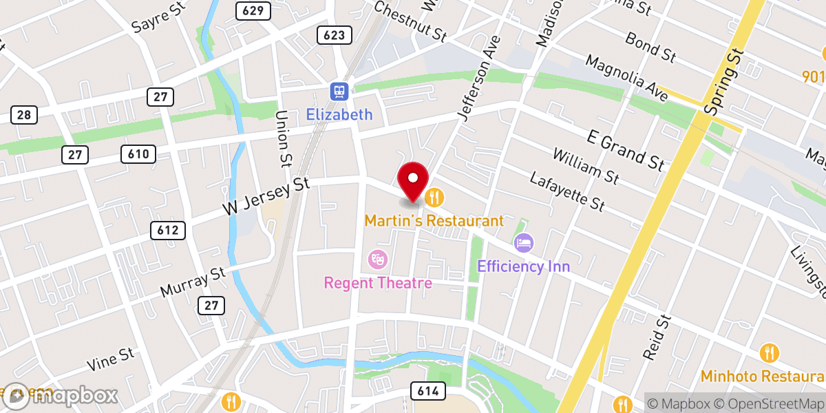 Map showing location of Dominion City Church New Jersey
