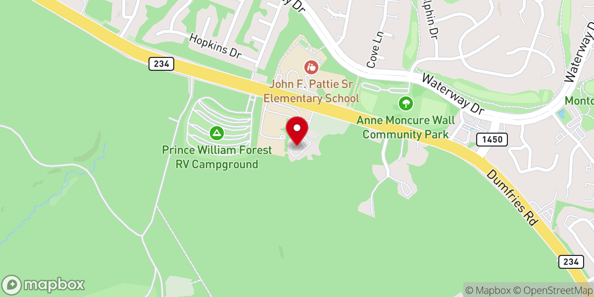 Map showing location of Montclair Tabernacle