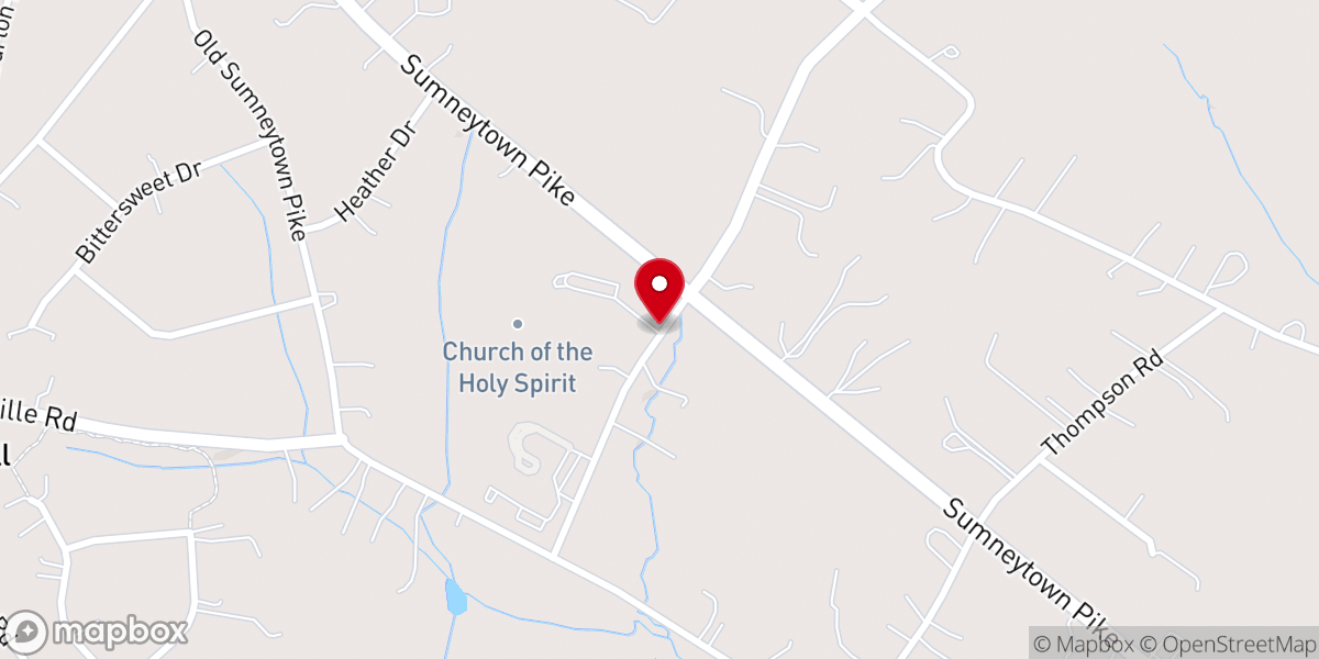 Map showing location of Church of the Holy Spirit, Episcopal