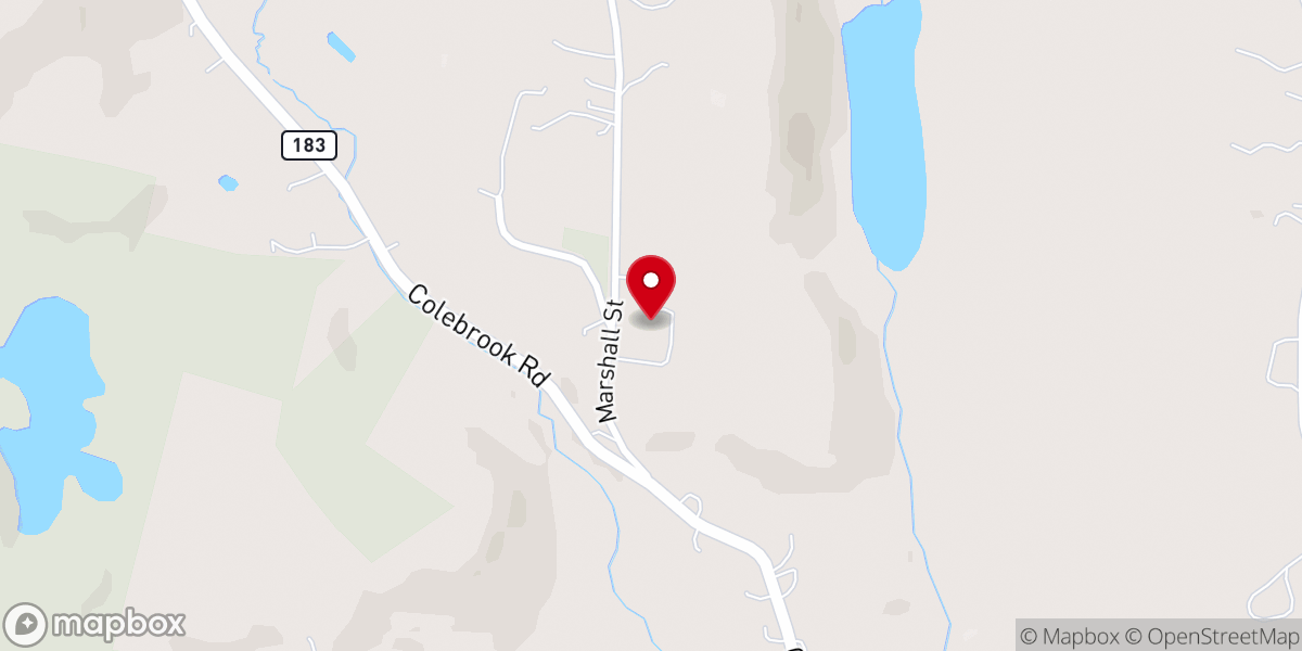 Map showing location of Knights of Columbus