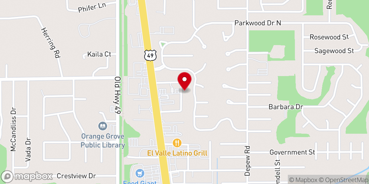 Map showing location of Ron Meyers Ministries Inc