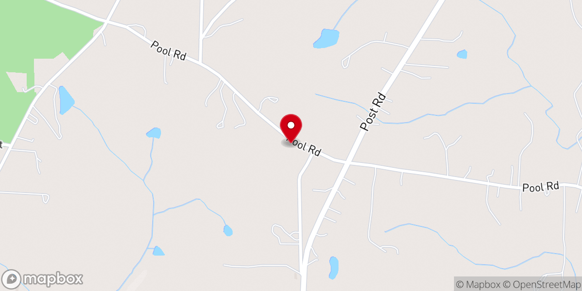 Map showing location of New Bethel Baptist Church