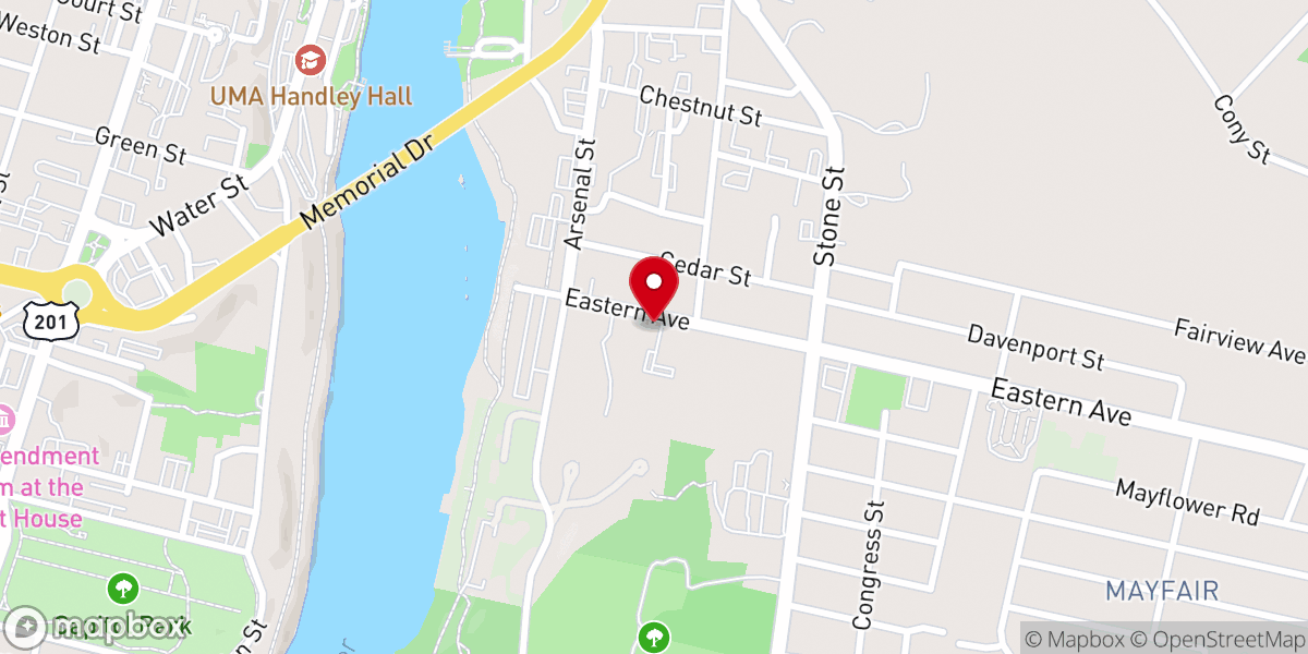 Map showing location of The Salvation Army Capital Region Corps