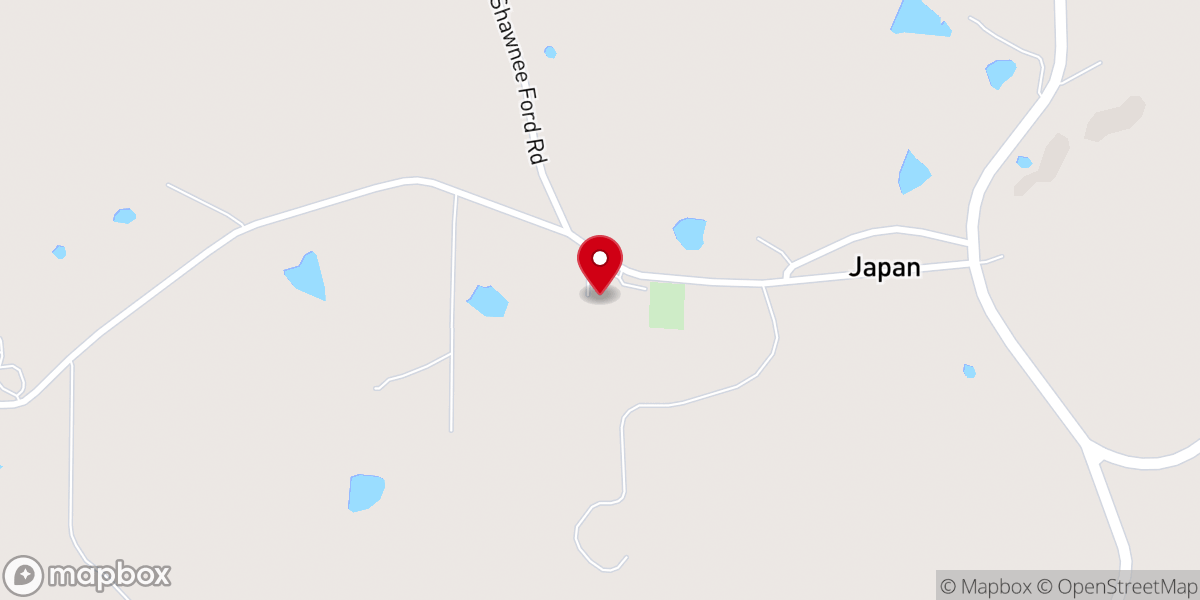 Map showing location of Holy Martyrs of Japan Church