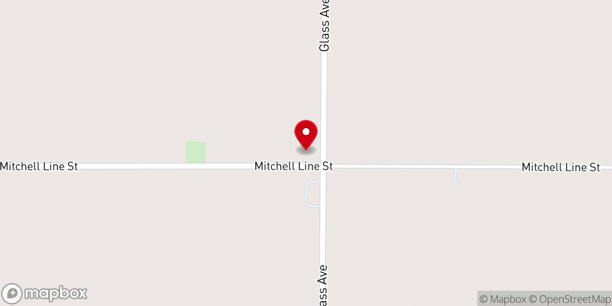 Map showing location of Eden Presbyterian Church
