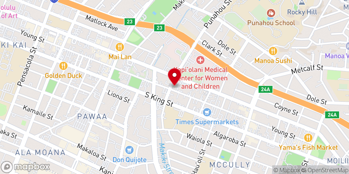 Map showing location of Mission in Jesus