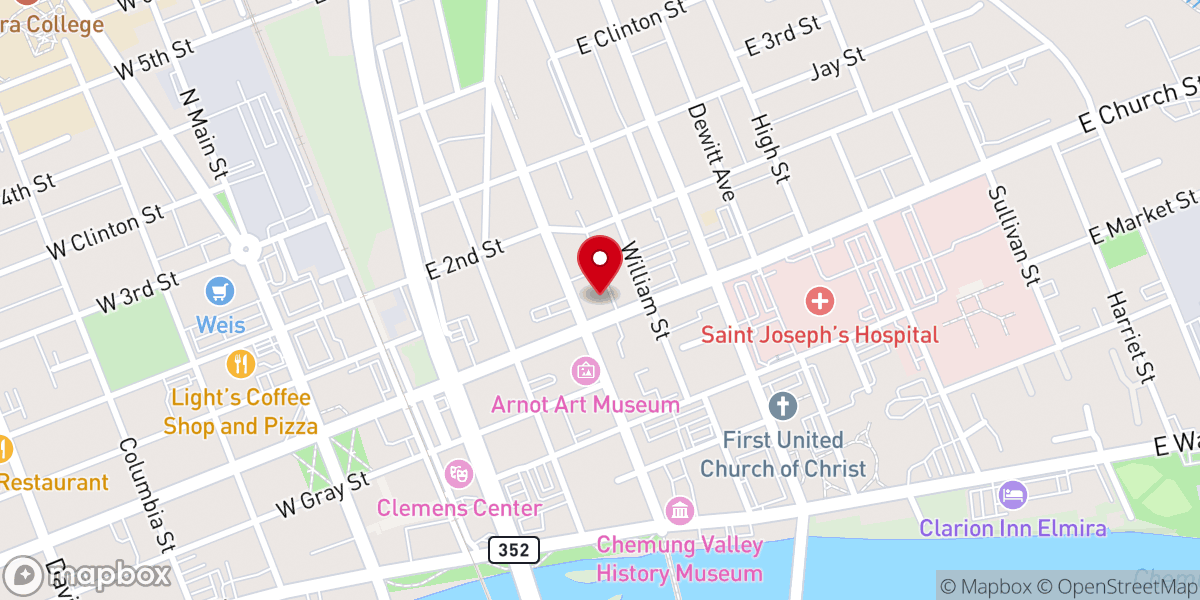 Map showing location of City of Light