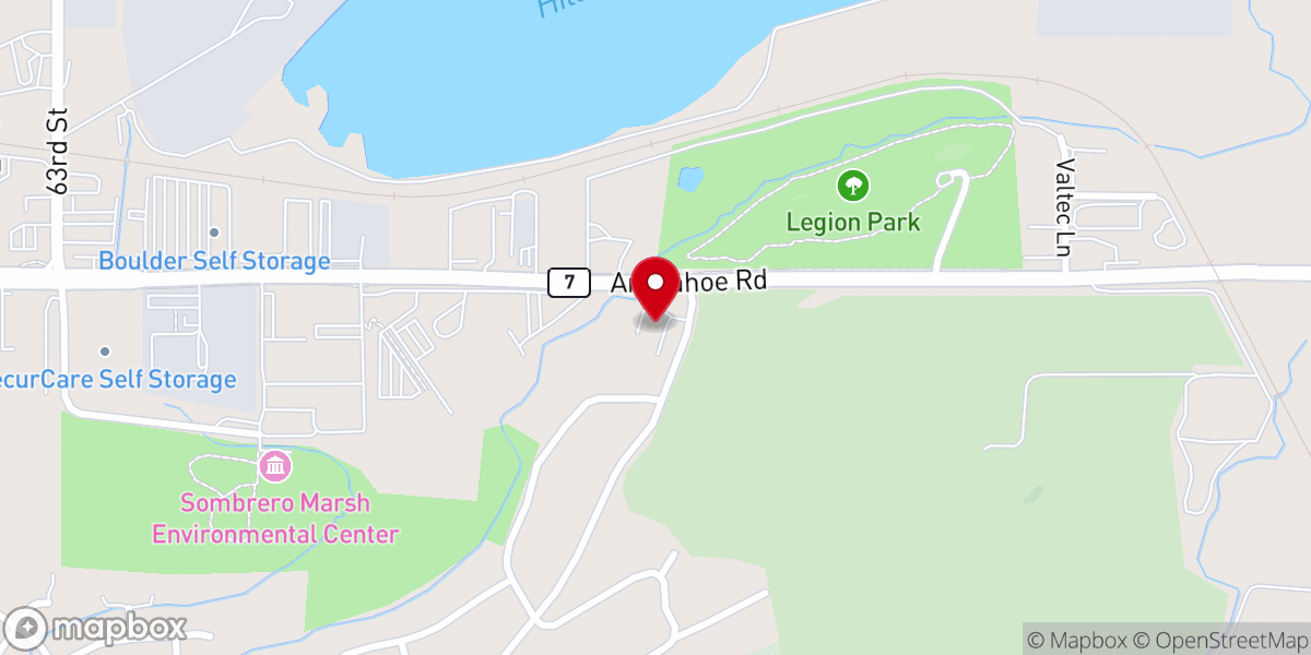 Map showing location of Westview Church
