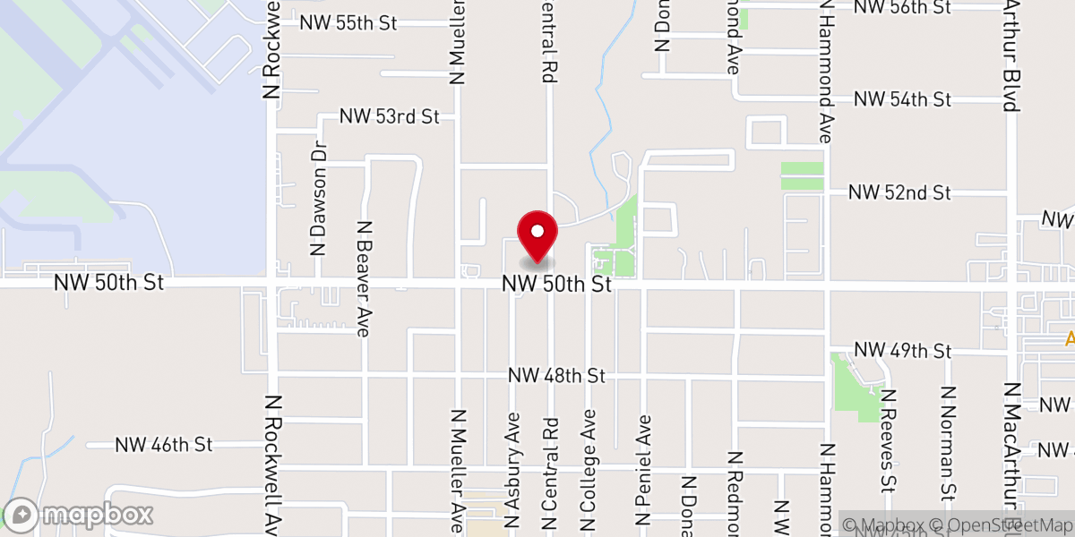 Map showing location of Tulakes Covenant Fellowship