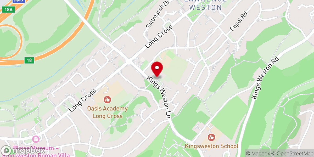 Map showing location of Our Lady of the Rosary Roman Catholic Church
