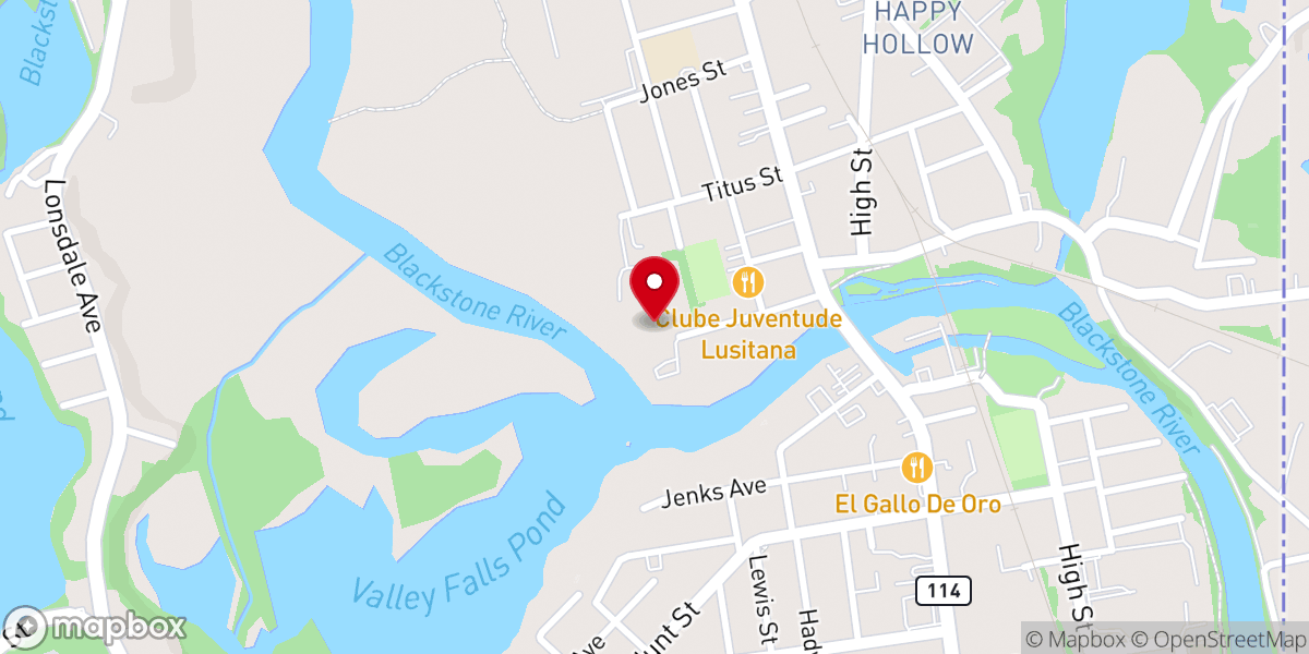 Map showing location of Lighthouse Community Outreach Food Pantry