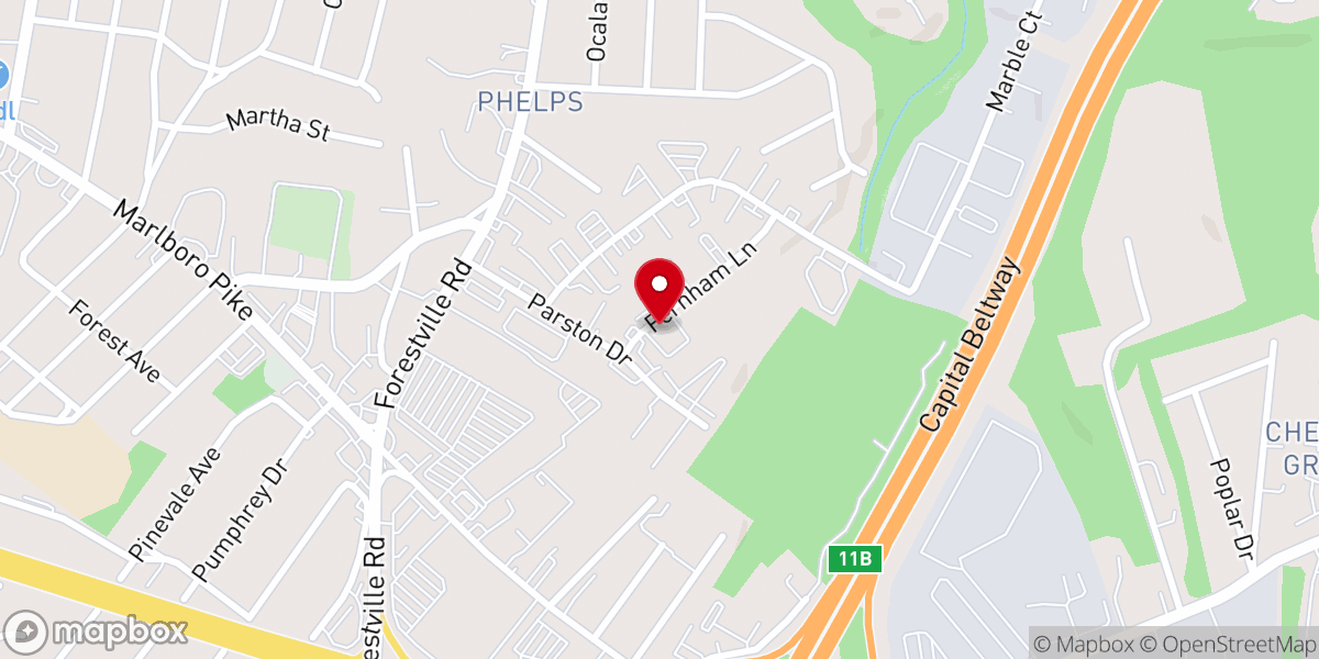 Map showing location of Faith United Ministries