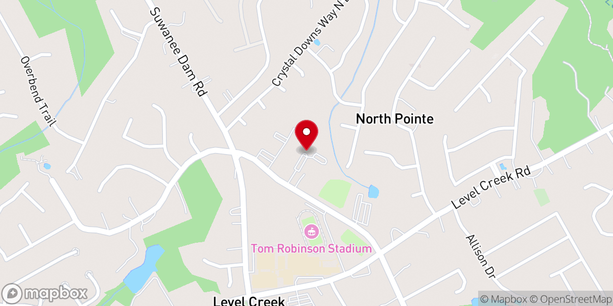 Map showing location of Glory City Church