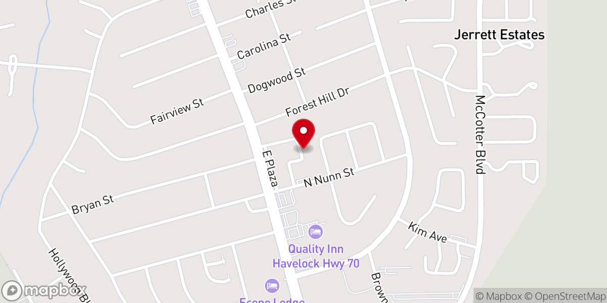 Map showing location of Upper Room Church